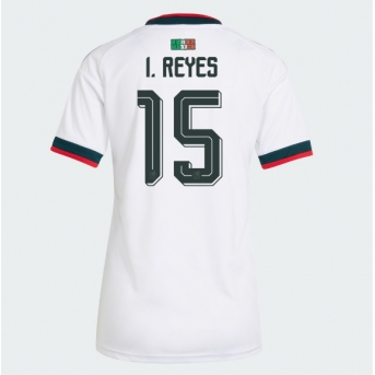 Billige Fotballdrakt Mexico Israel Reyes #15 Replika Bortedrakt Dame VM 2026 Kortermet
